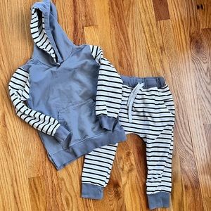 Little Bipsy Striped Hoodie and Jogger